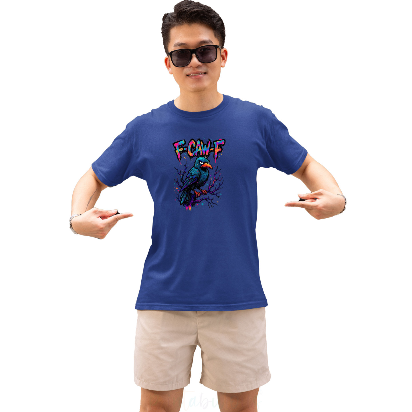Funny Quirky Streetwear Half Sleeves Pure Cotton T-Shirt for Adults D13