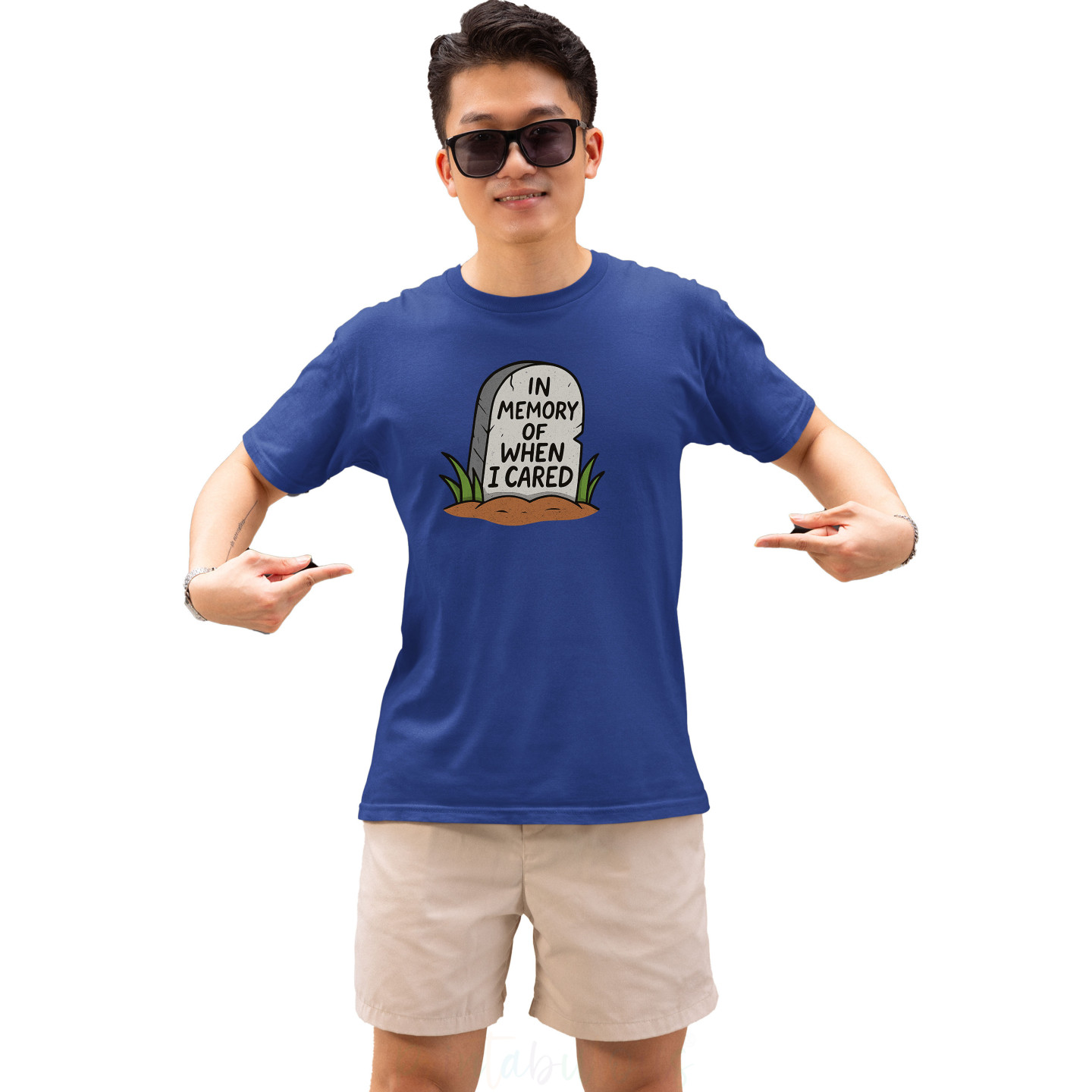 Funny Quirky Streetwear Half Sleeves Pure Cotton T-Shirt for Adults D16