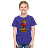 Kids Gaming Power-Up Printed Unisex T-Shirts AmongUs D4