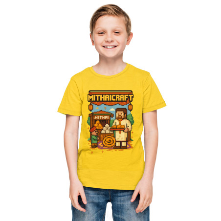 Kids Gaming Power-Up Printed Unisex T-Shirts AmongUs D7