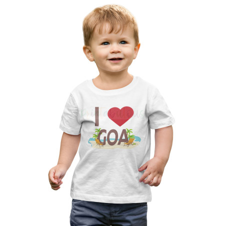 I Love Goa  Unisex T-Shirt for Family| D1