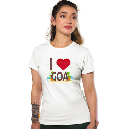 I Love Goa  Unisex T-Shirt for Family| D1