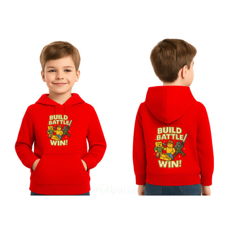 Kids Cotton Fleece Hoodie, Gaming Hoodie with Character Graphics, Youth Pullover ROBD8
