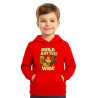 Kids Cotton Fleece Hoodie, Gaming Hoodie with Character Graphics, Youth Pullover ROBD8
