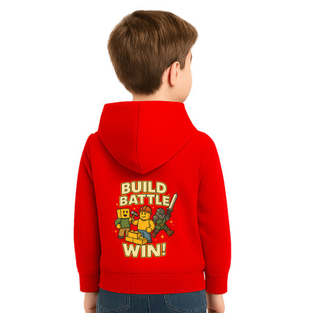 Kids Cotton Fleece Hoodie, Gaming Hoodie with Character Graphics, Youth Pullover ROBD8