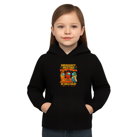 Kids Cotton Fleece Hoodie, Gaming Hoodie with Character Graphics, Among Us D10
