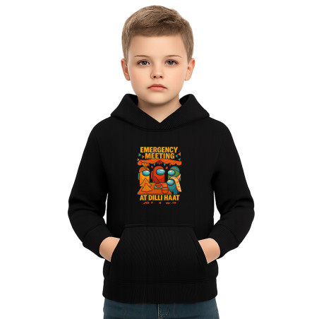 Kids Cotton Fleece Hoodie, Gaming Hoodie with Character Graphics, Among Us D10