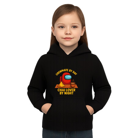 Kids Cotton Fleece Hoodie, Gaming Hoodie with Character Graphics, Among Us D11