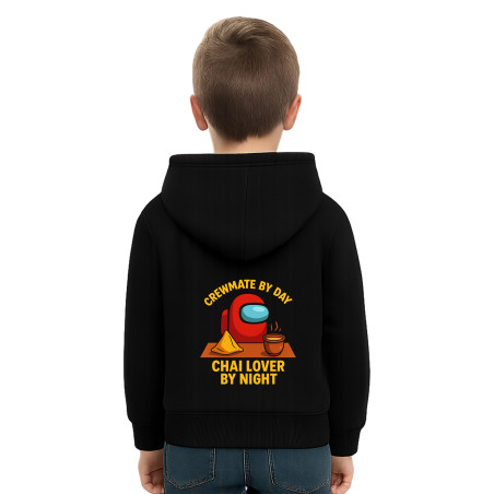 Kids Cotton Fleece Hoodie, Gaming Hoodie with Character Graphics, Among Us D11