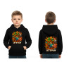 Kids Cotton Fleece Hoodie, Gaming Hoodie with Character Graphics, Youth Pullover MineD13
