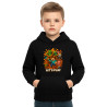 Kids Cotton Fleece Hoodie, Gaming Hoodie with Character Graphics, Youth Pullover MineD13