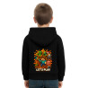 Kids Cotton Fleece Hoodie, Gaming Hoodie with Character Graphics, Youth Pullover MineD13