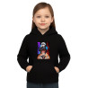 Kids Anime Character Cotton Fleece Hoodie, Pullover Hoodie with Graphic Print GOJOD14