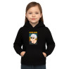 Kids Anime Character Cotton Fleece Hoodie, Pullover Hoodie with Graphic Print GOJOD17