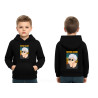Kids Anime Character Cotton Fleece Hoodie, Pullover Hoodie with Graphic Print GOJOD17