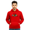 Gaming Cotton Fleece Pullover Hoodie, 90s Retro Gaming Print Hoodie Adult ArcadeD2