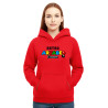 Gaming Cotton Fleece Pullover Hoodie, 90s Retro Gaming Print Hoodie Adult ArcadeD2