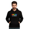 Gaming Cotton Fleece Pullover Hoodie, 90s Retro Gaming Print Hoodie Adult ArcadeD3