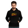 Gaming Cotton Fleece Pullover Hoodie, 90s Retro Gaming Print Hoodie Adult FighterD15