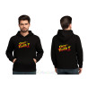 Gaming Cotton Fleece Pullover Hoodie, 90s Retro Gaming Print Hoodie Adult FighterD15