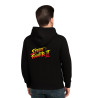 Gaming Cotton Fleece Pullover Hoodie, 90s Retro Gaming Print Hoodie Adult FighterD15