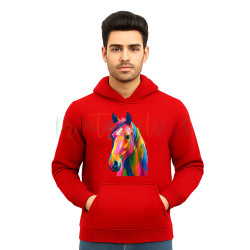 Colorful Horse Print, Front...