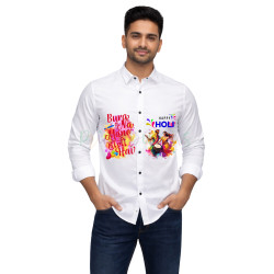 Happy Holi Printed Shirt...